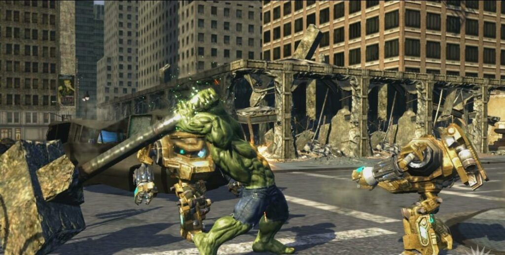 the incredible hulk 2008 video game​